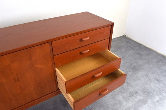 Image 1 of Mid-Century teakhouten dressoir van Heinrich Althoff, jaren 60.