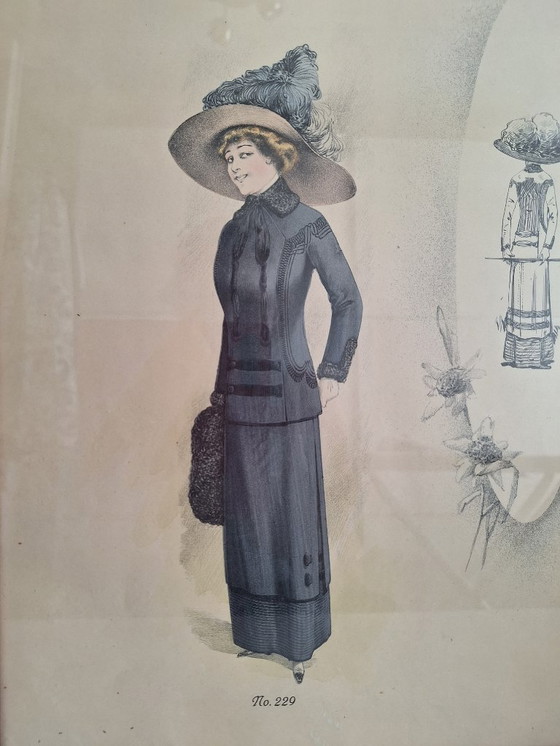 Image 1 of Winter- en lentemode 1909-1910 Art Nouveau