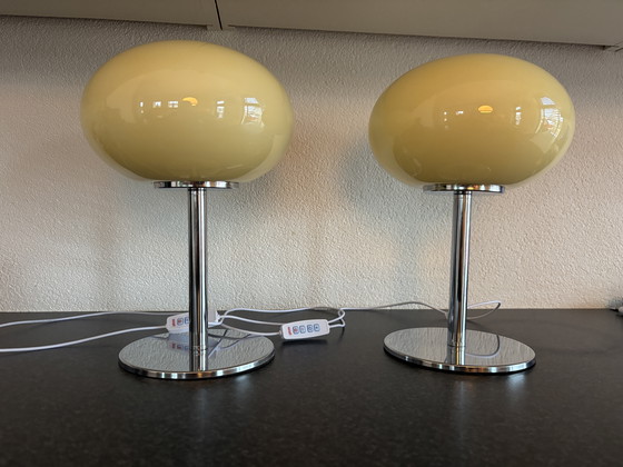 Image 1 of Twee Italiaanse design tafellampjes 