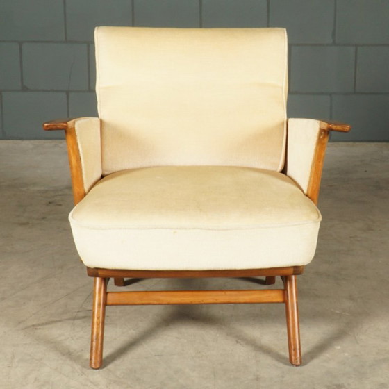 Fauteuil cocktail/salon vintage – années 1960 – Textile (photo 8 of 12)