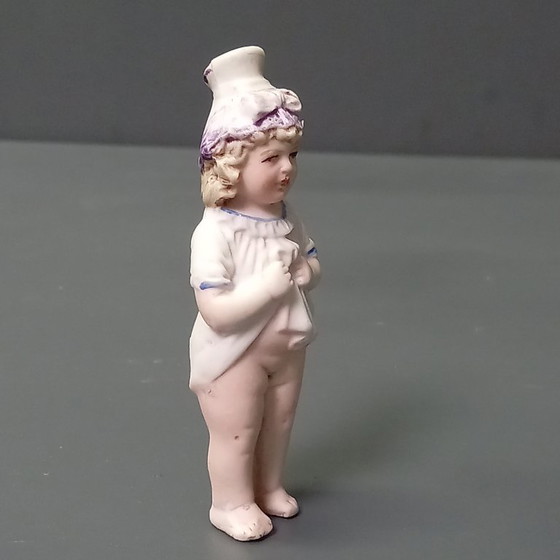 Image 1 of Victorian Bisque Porcelain Figurines - Set