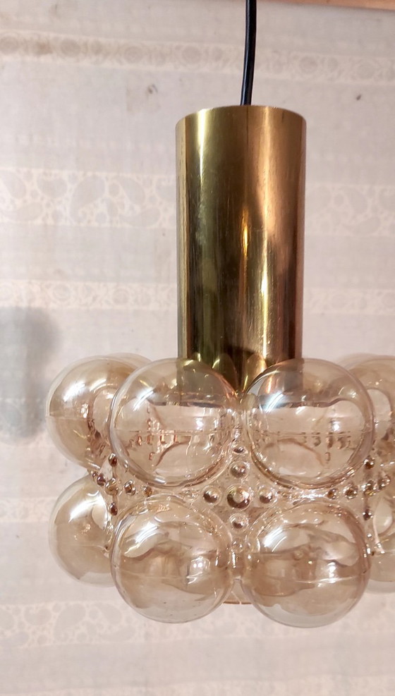 Image 1 of Bubble-Pendelleuchte von Helena Tynell für Limburg – 1960er/70er Jahre