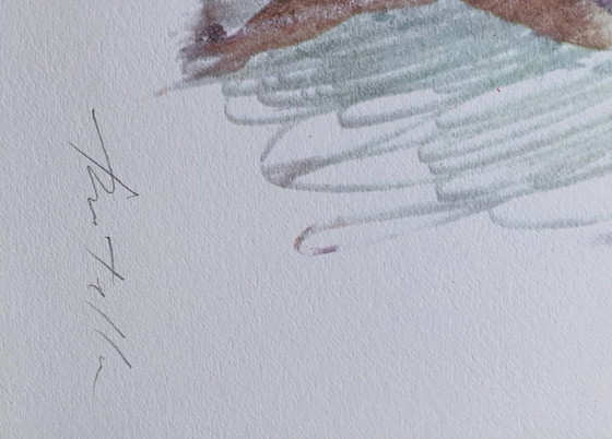 Image 1 of Mimmo ROTELLA - The Virgin - Framed artist's lithograph