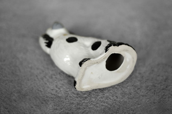 Image 1 of Vintage Staffordshire Ceramic Spaniel Mantle Dog Fireplace Figurine, England, 1950s