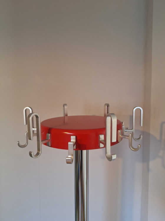 Image 1 of Vintage Rosconi Coat Rack Space Age metal 70s