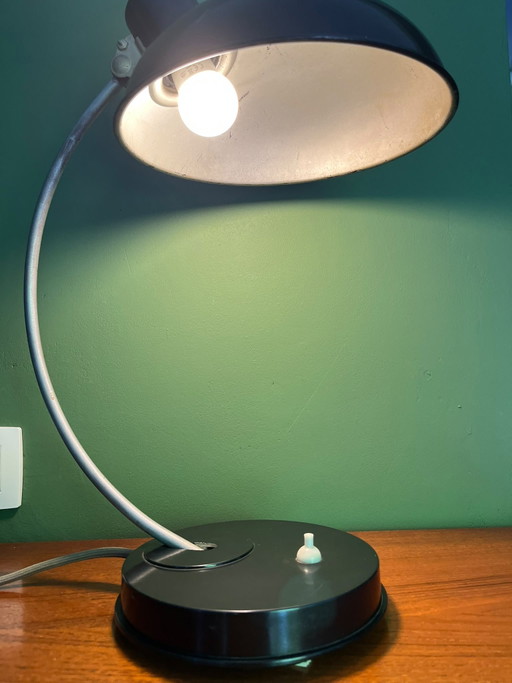 Leeslamp bauhaus stijl jaren 50. Vernieuwde bedrading.