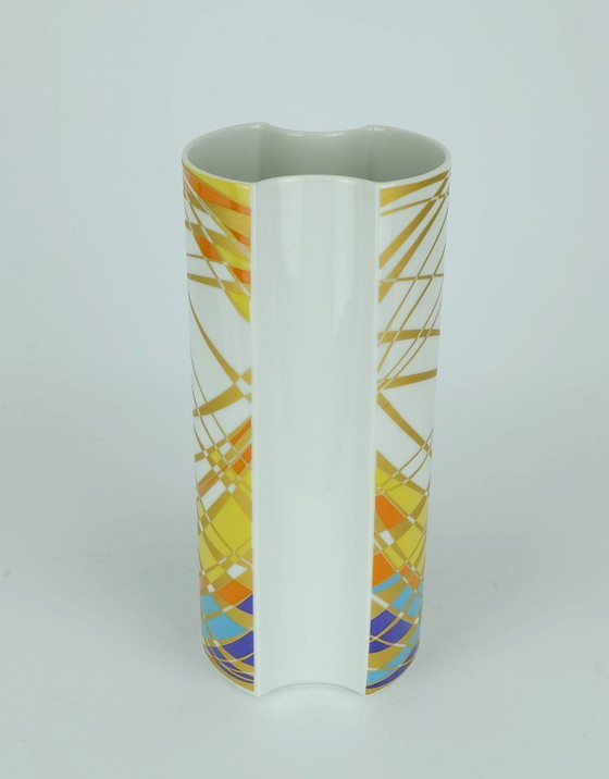 Image 1 of fantastic 1960s 70s krautheim op art pop art VASE graphic decor