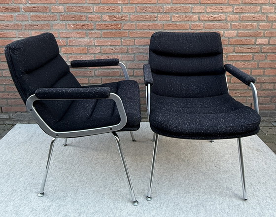 Image 1 of 2 x Chaises Vintage par Artifort par Geoffrey Harcourt