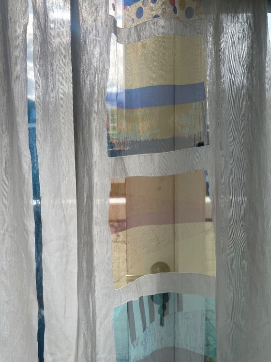 Image 1 of Kinnasand (nu Kvadrat) Tussengordijnen 4 panelen (totaal 16 meter) Geplooid