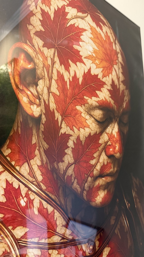 Image 1 of Kintsugi Porzellan Samurai Ahorn Herbst von Rotan Hunt 