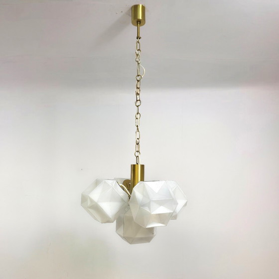 Image 1 of Oggetti lampada scultorea geometrica Murano anni '70 space age