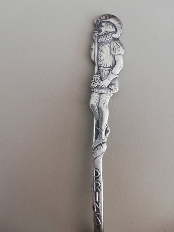 Image 1 of Antique silver-plated cutlery Snow White and the Prince