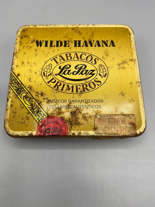 Cigar box La Paz Wilde Havana – Tabacos Primeros – Netherlands, 1980s-1990s – decoratieve objecten, Metal