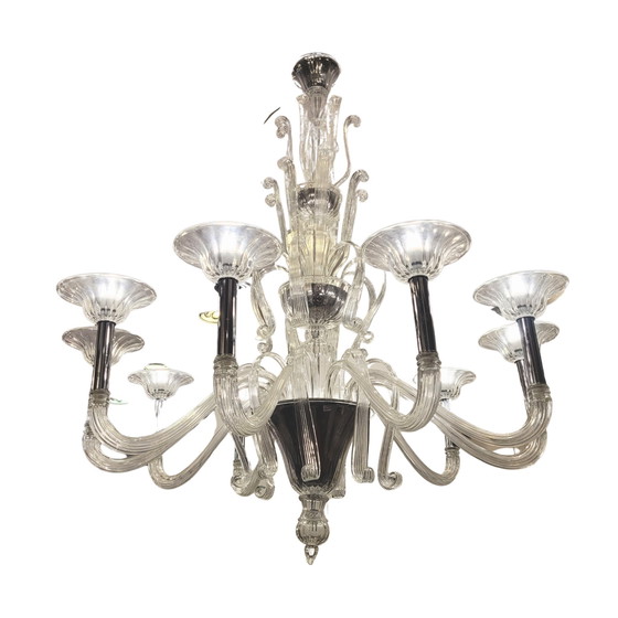 Image 1 of Lámpara De Techo /Chandelier Barovier & Toso, Cristal Soplado, 60’S – Italia