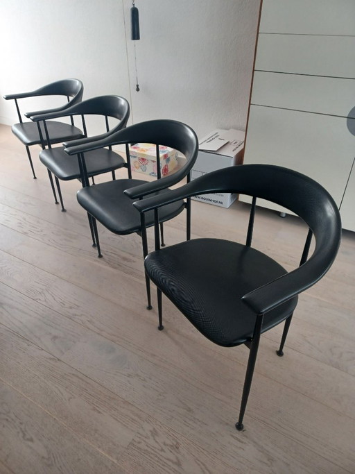4x Fasem P40 Stoelen – eetkamerstoelen, Metal, Rubber (photo 2 of 7)