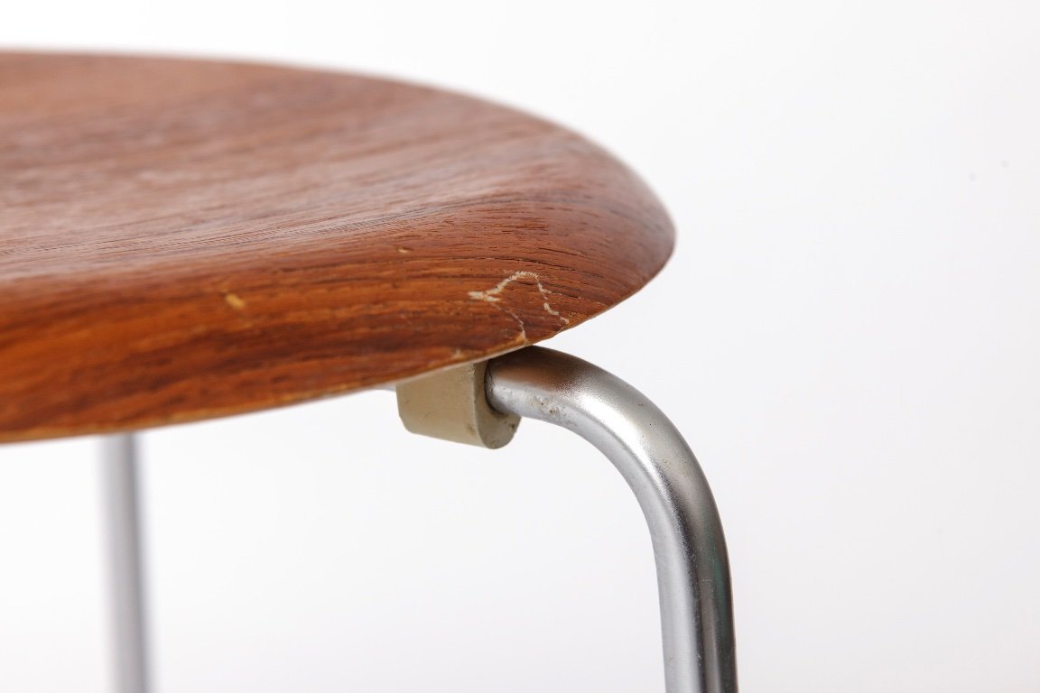 Arne Jacobsen Stool for Fritz Hansen, Model Dot 3170, Vintage