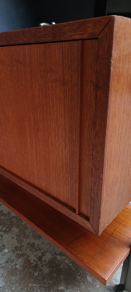 Vintage Teak Jaren 60 Deens Scandinavisch Boekenkast Roomdivider