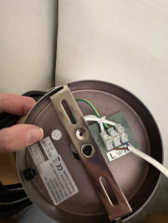 Image 1 of Lámpara de latón antigua Nuuck Finn Messing nueva