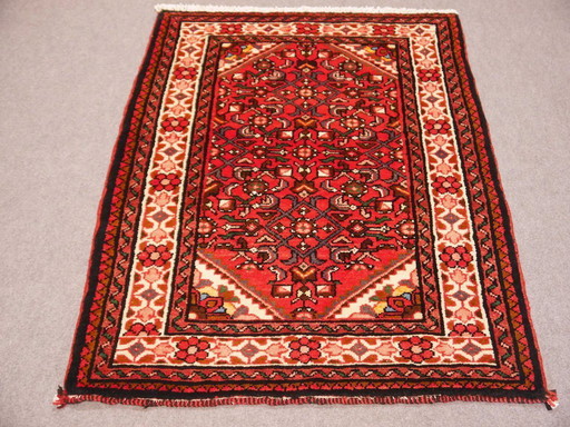 Vintage Persian rug, 130 x 90 cm, hand-knotted wool, excellent condition