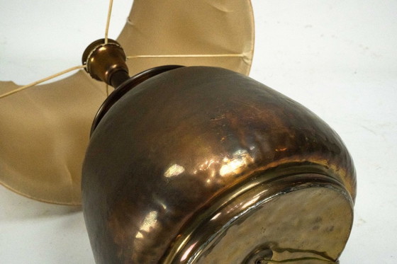 Image 1 of Mid-Century Modern Italian Brass Table Lamp – 1960s Vintage