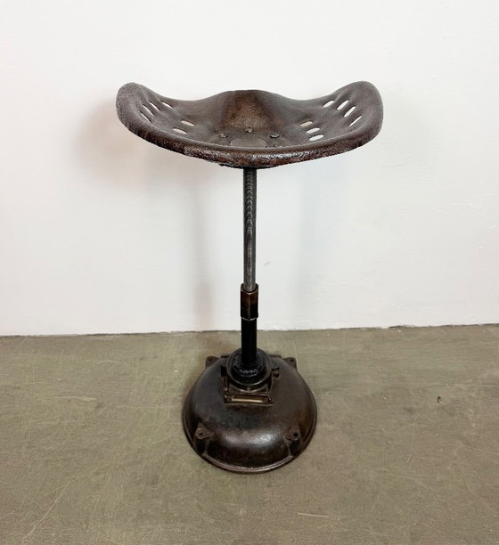 Image 1 of Vintage Industrial Swivel Chair, 1950s