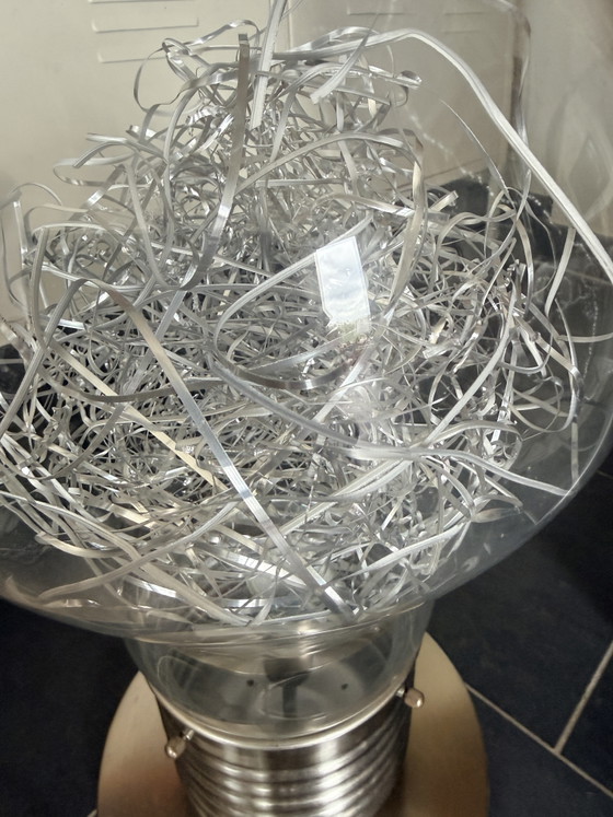 KARE Design 67990 – Giant Light Bulb Table Lamp – C. 2010 – Aluminium, Glass (photo 6 of 8)