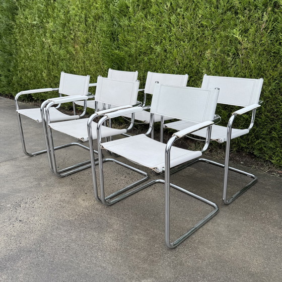 Image 1 of Vintage chrome buisframestoelen