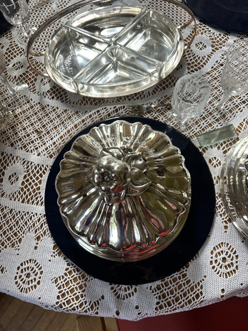 Campanello argentato del XIX secolo