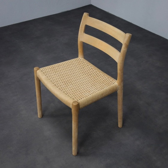 Image 1 of Ensemble de 6 chaises de salle à manger modèle 84 de Niels Otto Møller, années 1970
