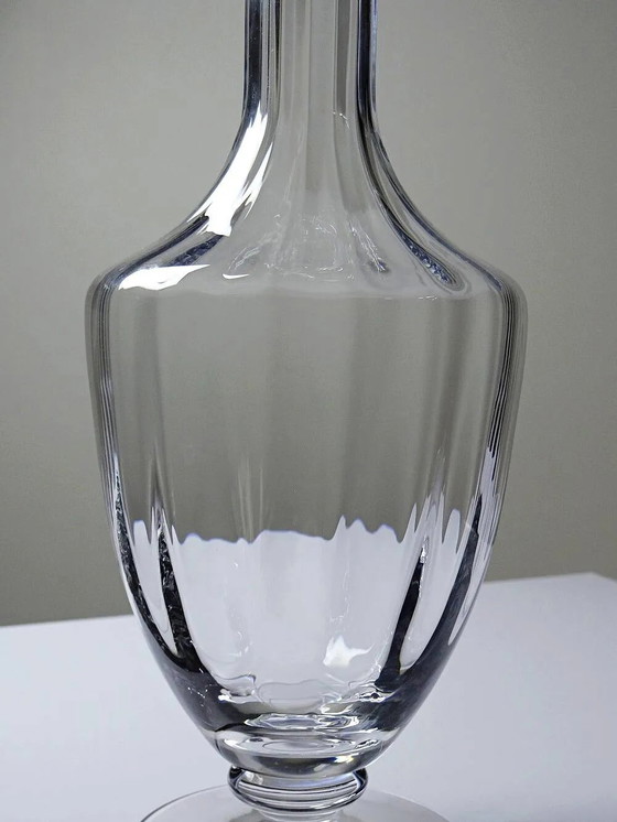 Large crystal decanter from Sèvres, vintage 1970s-1980s. – Glass & Decanter, Glass (photo 7 of 12)
