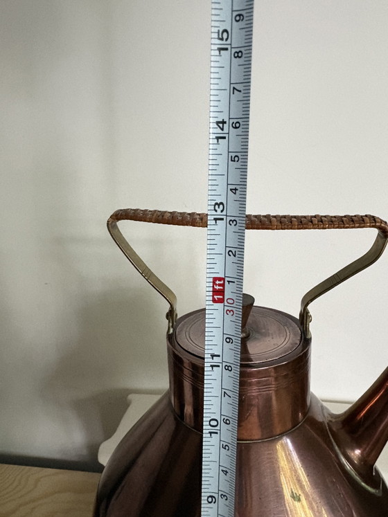 C. Kurz & Co - Tiel Holland - Copper Teapot Kettle on Stand – Decorative Objects, Metal (photo 11 of 12)