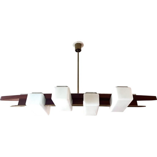 Vintage pendant lamp by Lunel, 1950