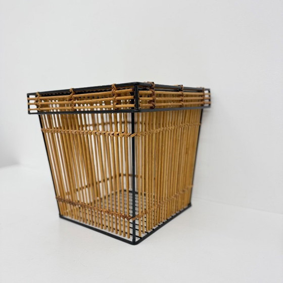 Image 1 of Set of 2 Storage Baskets by Dirk van Sliedregt for Rohé, Netherlands 1960s