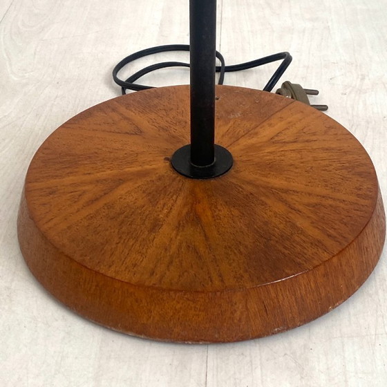 Image 1 of Lampadaire scandinave vintage 1960's teck et placage de teck