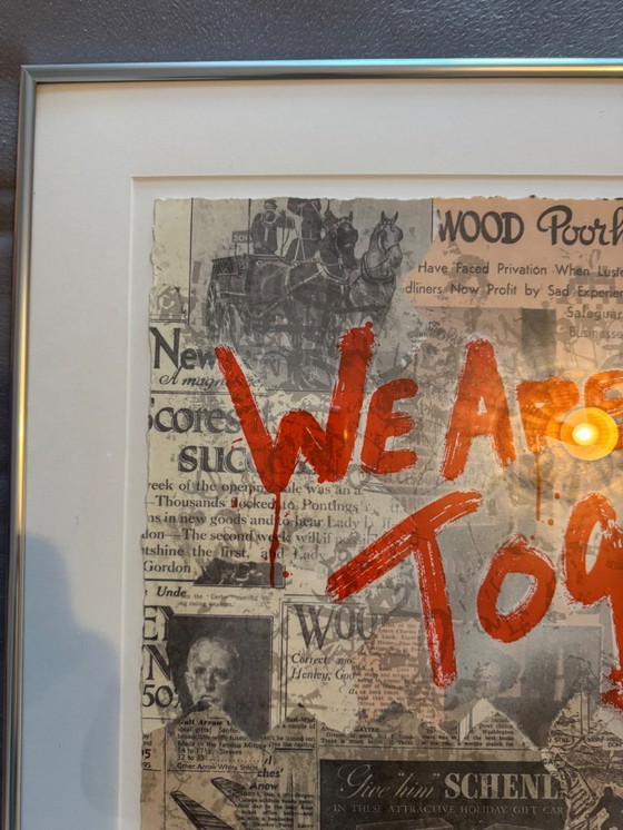 Image 1 of MR BRAINWASH — We zitten hier allemaal samen in — UNIEK 1/1