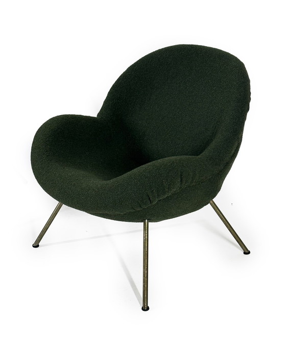 Image 1 of Paar "Egg" Lounge Chairs von Fritz Neth für Correcta, Deutschland, 1950er Jahre
