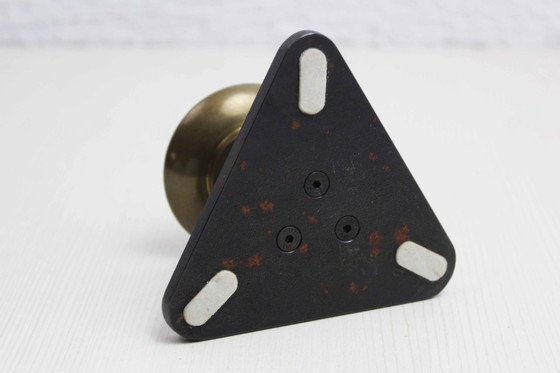 Image 1 of Candeliere modernista in metallo e ottone, 1970