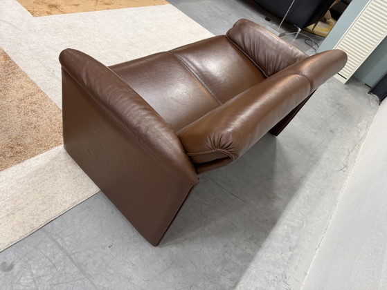 Image 1 of 2 Leolux Bora Bora 2-Sitzer-Sofas, braunes Leder