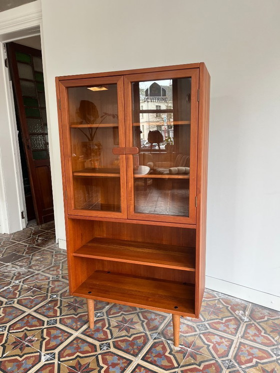 Image 1 of Dyrlund Highboard / Display Cabinet (Denmark)