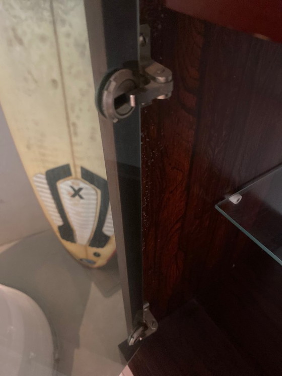 Image 1 of Credenza/mobile bar di metà secolo con meandro greco – ca. 1960