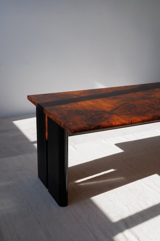 Image 1 of Directiebureau van wortelhout uit de jaren 80