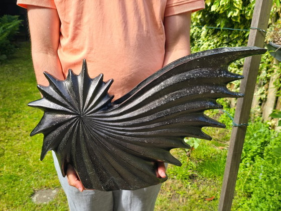 Image 1 of Set Of 2 Large Aluminum Vases, Falling Star