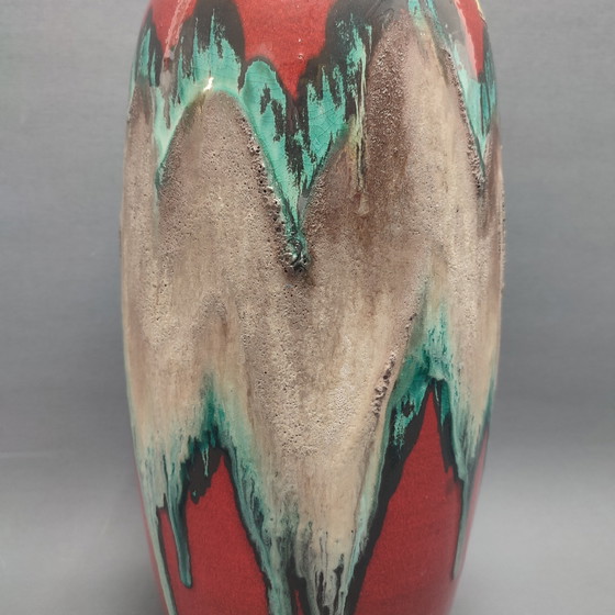 Image 1 of Scheurich, Allemagne de l'Ouest Vase - 553-38 Fat Lava