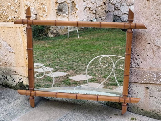 Espejo de bambú 52*65 cm – Wood, Vintage (photo 5 of 8)