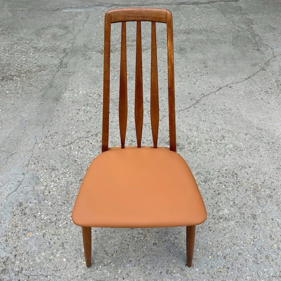 Set aus 6 Stühlen von Niels Koefoed, 1960, Henning Kjaernulf, Esszimmerstühle, Holz, Braun (Foto 10 von 13)