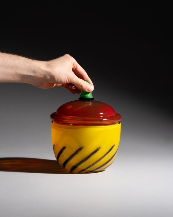 Image 1 of Rosenthal Studio Line « Kontiki » Nanny Still (1993) Carafe H37cm et coffret avec couvercle