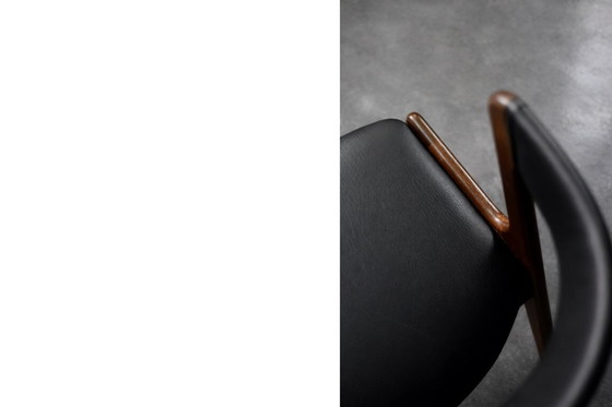 Image 1 of Vintage Mid-Century Danish Modern Teak Office Chair Model Fire by Kai Kristiansen for Schou Andersen Møbelfabrik, 1960s
