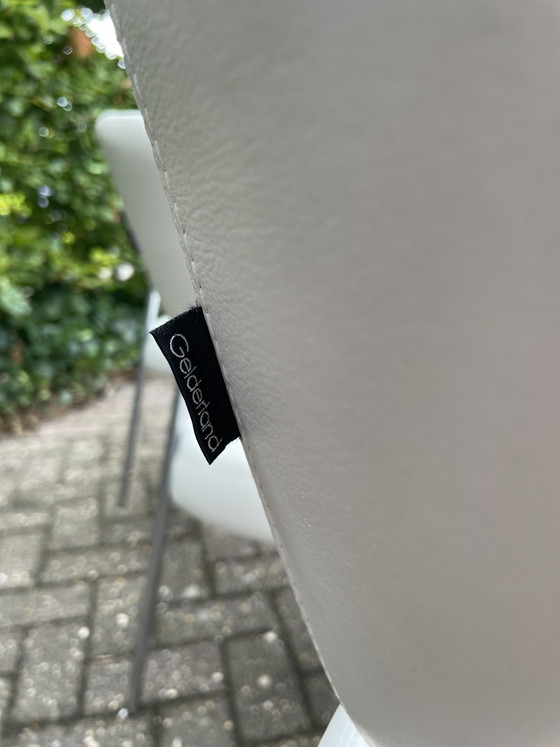4 Gelderland eetkamerstoelen, Castelijn – Leather, Metal (photo 15 of 15)