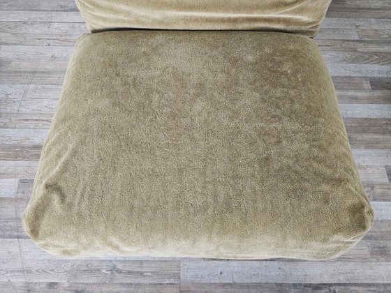 Image 1 of Three fabric lounge chairs 70s