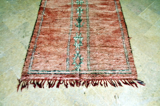 Image 1 of Blush Marokkaans Boujaad Vintage Vloerkleed - 340 x 150 cm